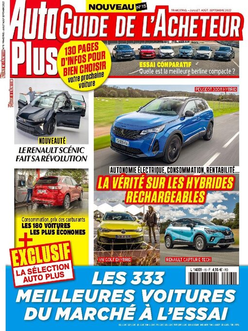 Title details for AUTO PLUS GUIDE DE L'ACHETEUR by Editions Mondadori Axel Springer (EMAS) - Available